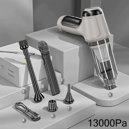 95000Pa Wireless Car Vacuum Cleaner Handheld Mini Portable Robot Vacuum Cleaner for Car Home Desktop Keyboard Cleaning
