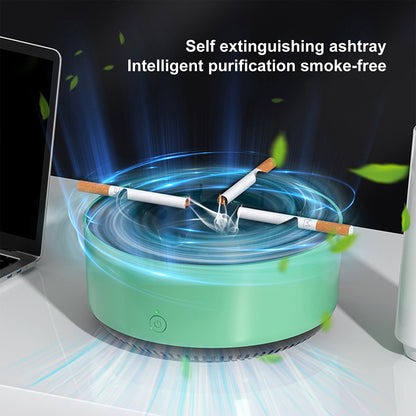 Intelligent Electronic Ashtray with Air Purifier: Filtering Second-Hand Smoke from Cigarettes for Clean Air at Home or Office