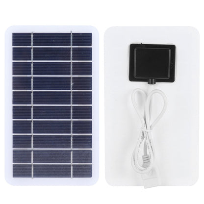 LAFGUR Solar Panel Charger,Solar Panel,2W 5V Polycrystalline Silicon Solar Panel Outdoor Solar Battery Charger Mobile Power Supply for Charging Mobile Phone