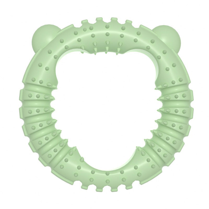 Pet Dog Toy Bear-type Bite-resistant Ring