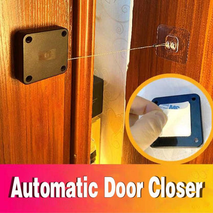Automatic Door Closer: Punch-Free Soft Close Door Closers for Sliding and Glass Doors