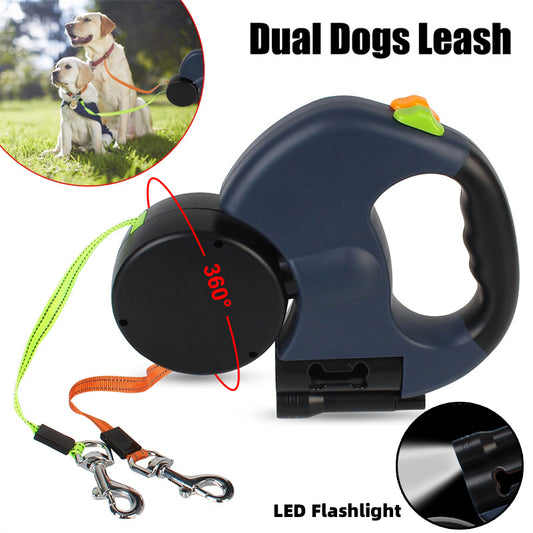 Pawsome Dual Doggie Leash PRO: Ultimate Convenience for Dog Walks!
