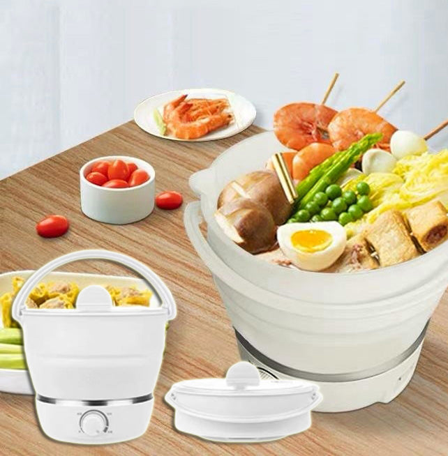 Mini Electric Cooker Foldable Pot | Travel | Office | Baby