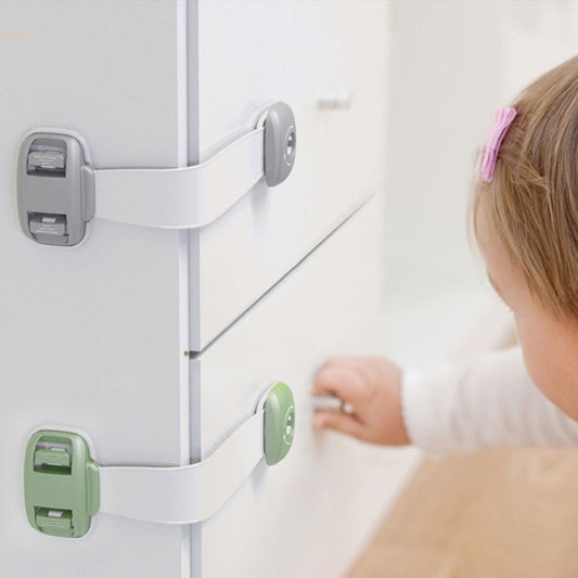 Sweet Dreams Baby-Sicherheitsschloss-Set: Schützen Sie Schränke, Schubladen und Türen ohne Bohren. Kindersicherung leicht gemacht